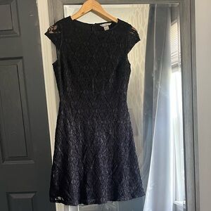 H&M Black Lace Mini Dress